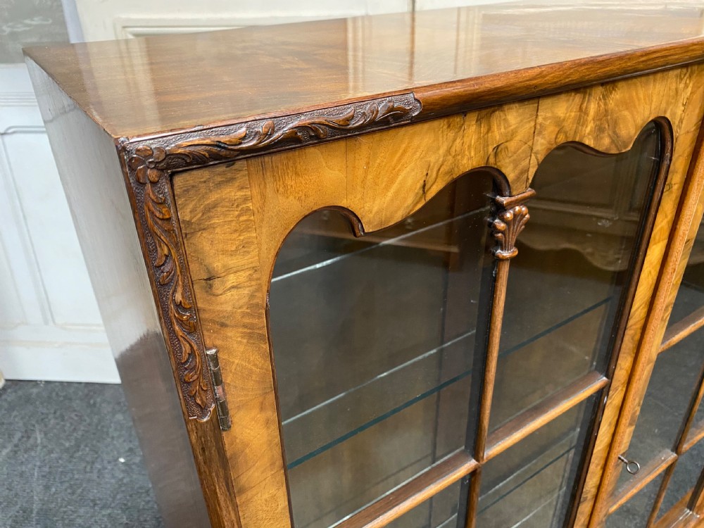 Quality Queen Anne Walnut Cabinet View XIV