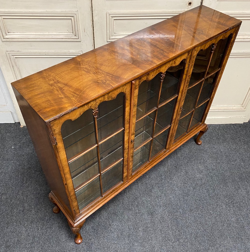 Quality Queen Anne Walnut Cabinet View XVI