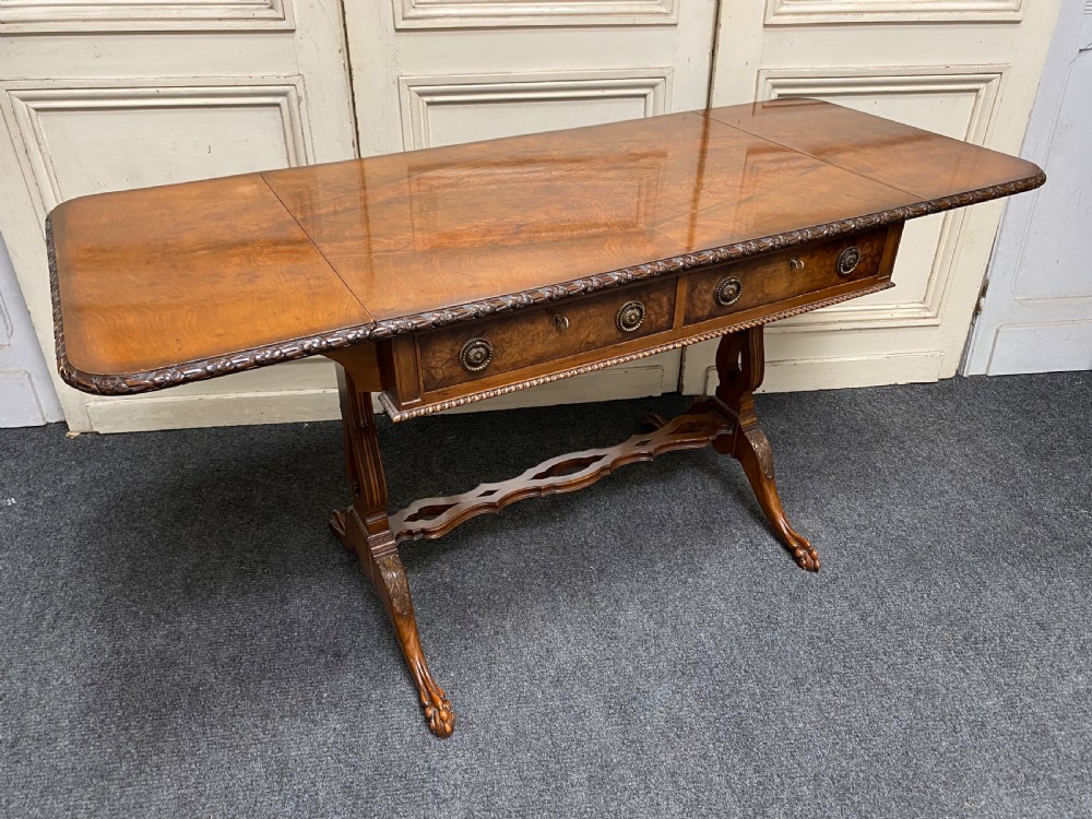 Finest Quality Walnut Sofa Table View II