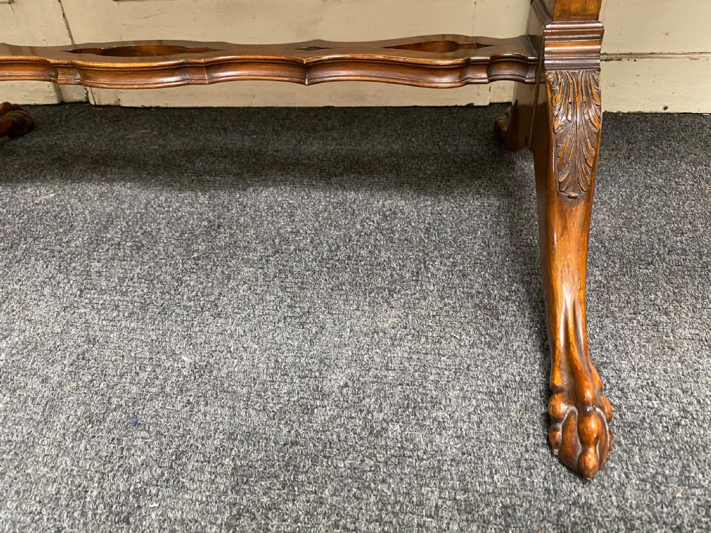 Finest Quality Walnut Sofa Table View IX