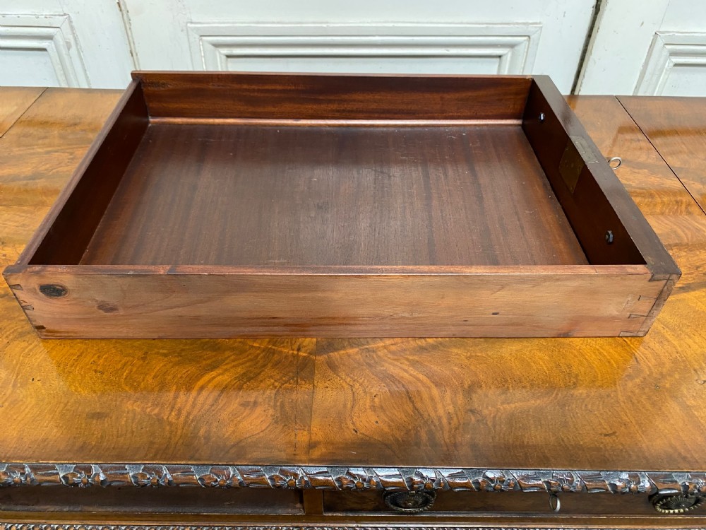 Finest Quality Walnut Sofa Table View XII