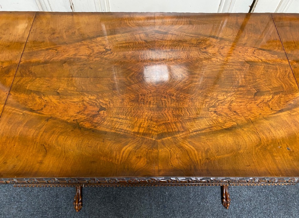 Finest Quality Walnut Sofa Table View XVI