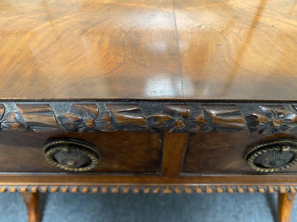 Finest Quality Walnut Sofa Table View XXII