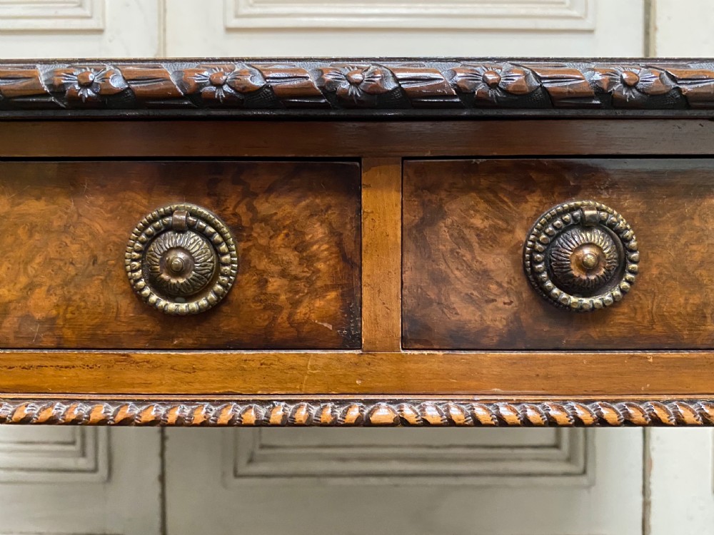Finest Quality Walnut Sofa Table View XXVI