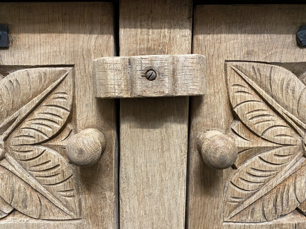 Small Early Oak Primitive Kitchen Dresser View XVI