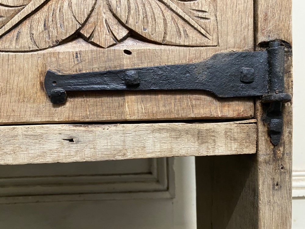 Small Early Oak Primitive Kitchen Dresser View XVIII