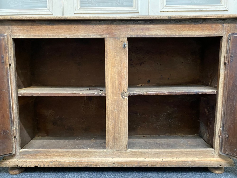 Early Oak French Cupboard Dresser View V
