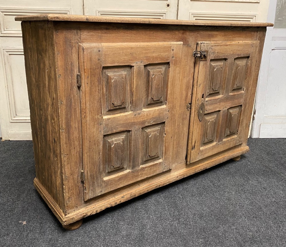 Early Oak French Cupboard Dresser View XIII