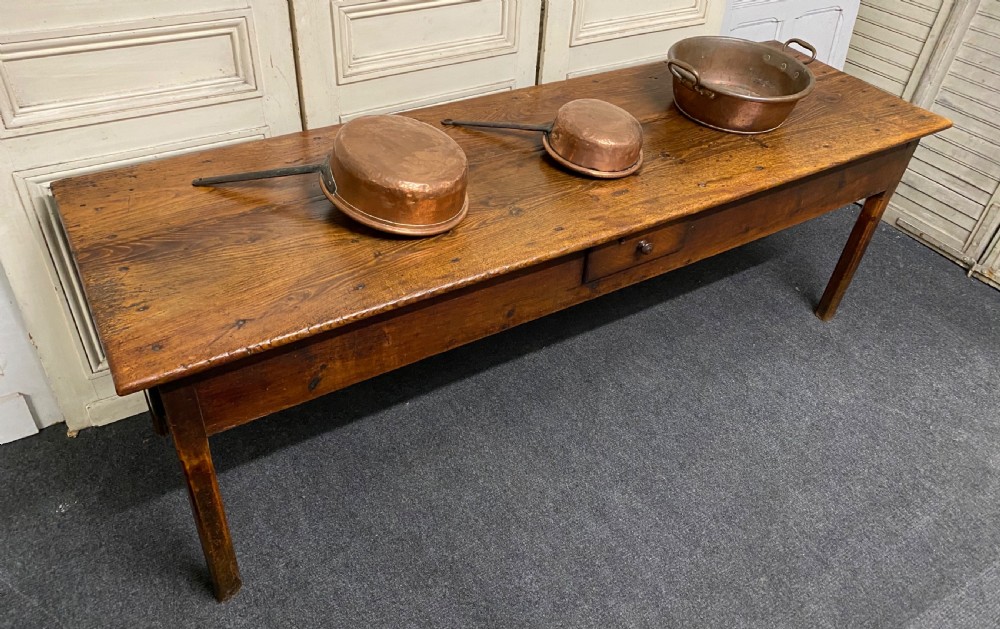 Very Early Long French Farmhouse Table View III