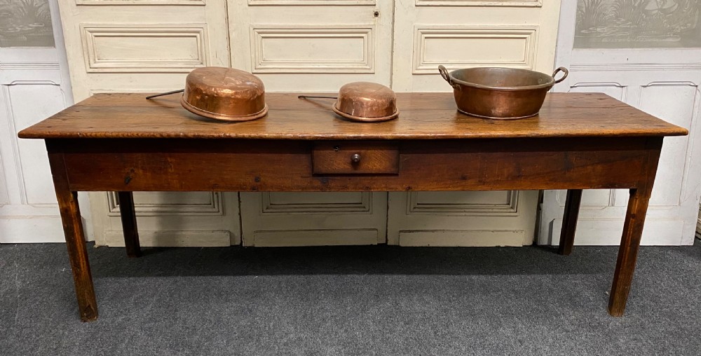Very Early Long French Farmhouse Table View II