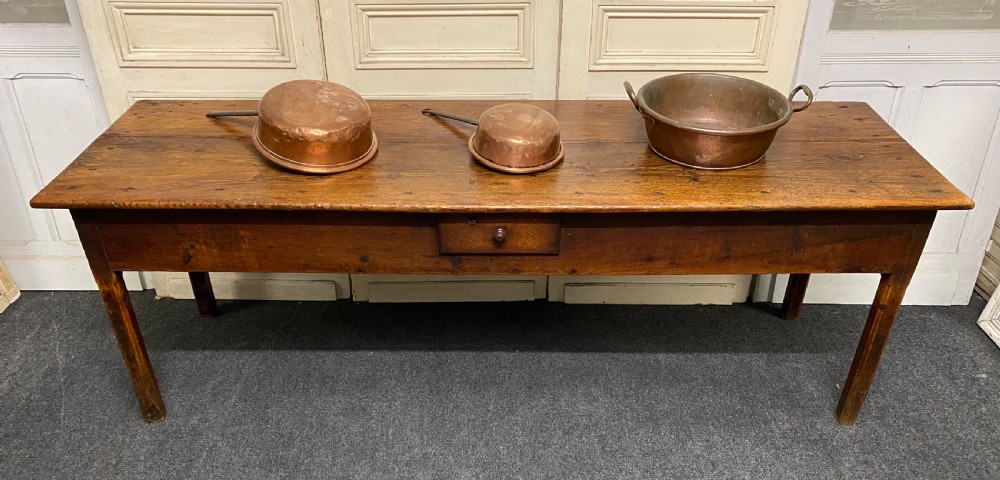 Very Early Long French Farmhouse Table