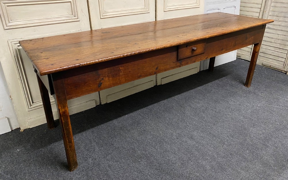 Very Early Long French Farmhouse Table View VIII