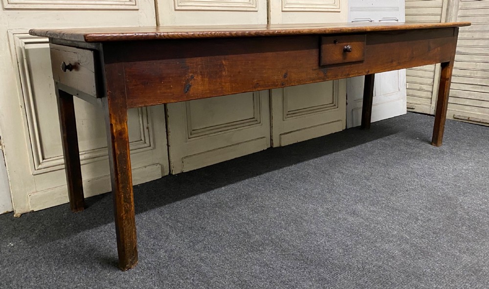 Very Early Long French Farmhouse Table View X