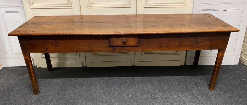 Very Early Long French Farmhouse Table View XI