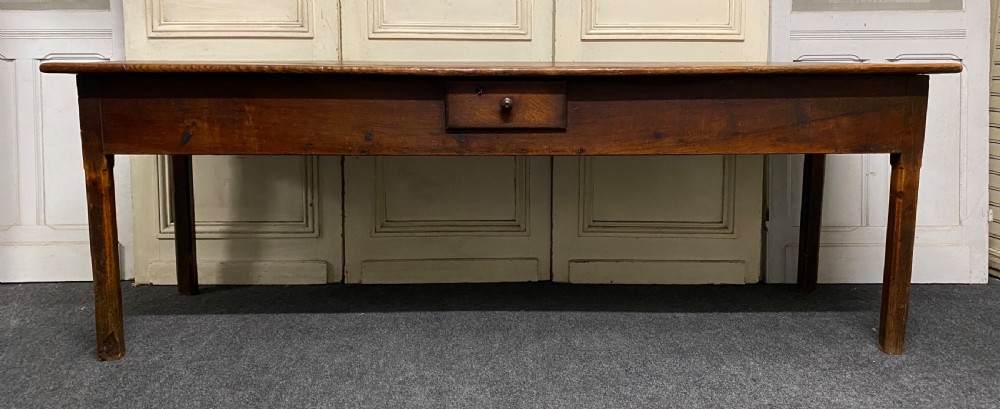 Very Early Long French Farmhouse Table View XII