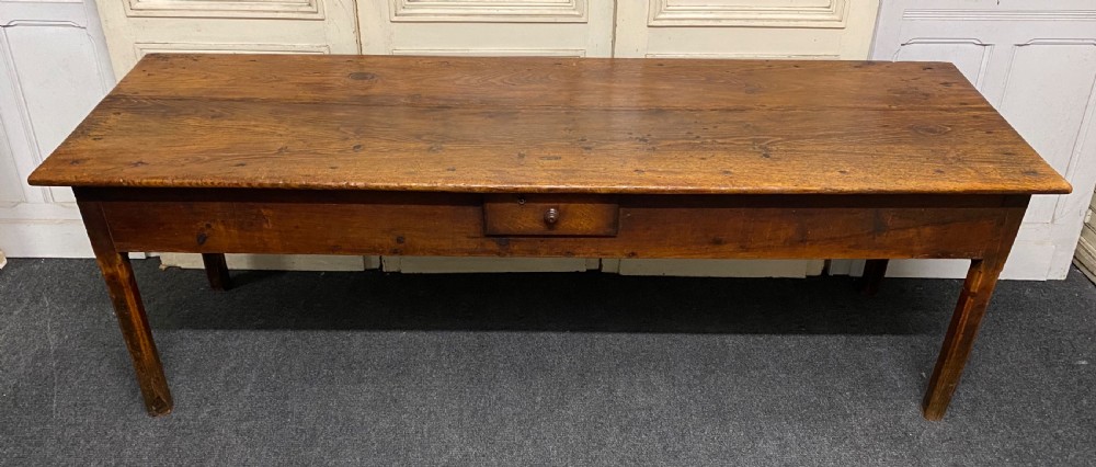 Very Early Long French Farmhouse Table View XIII