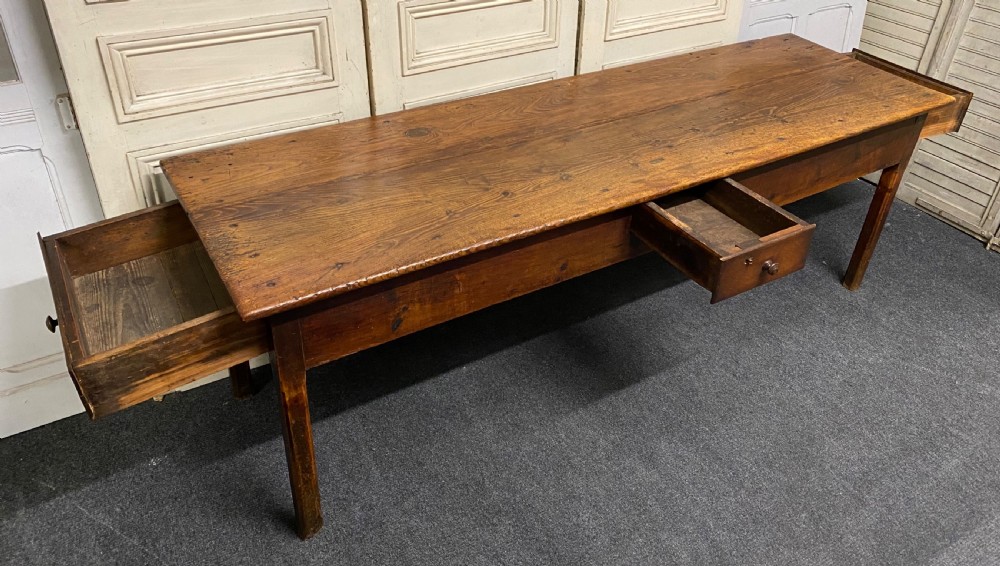 Very Early Long French Farmhouse Table View XIV