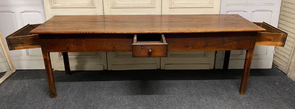 Very Early Long French Farmhouse Table View XVI