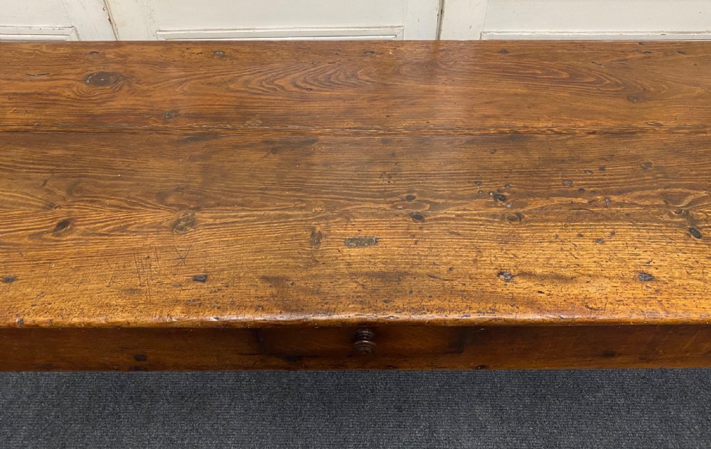 Very Early Long French Farmhouse Table View XIX