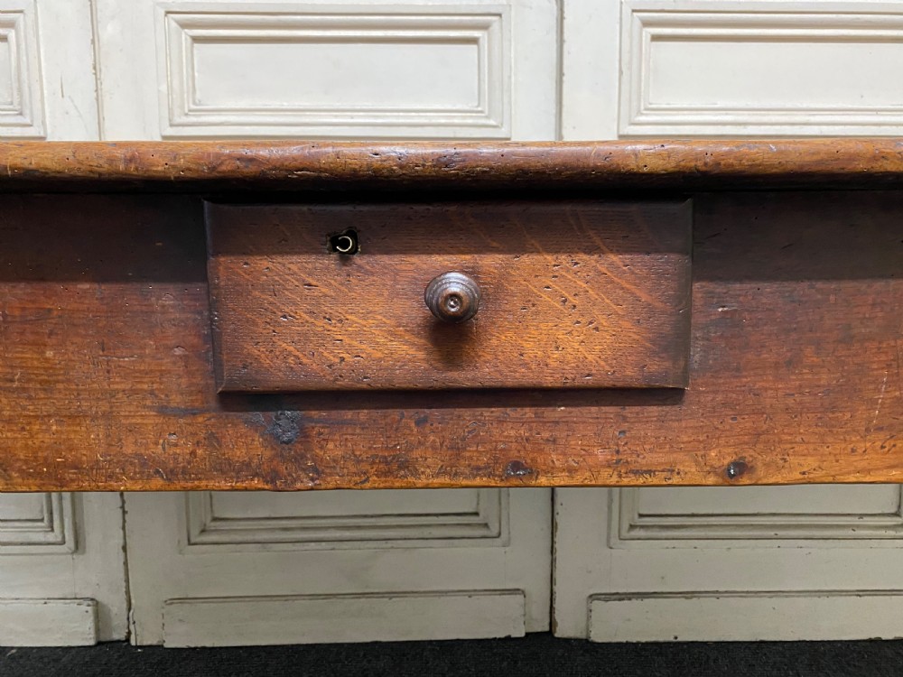 Very Early Long French Farmhouse Table View XXIII