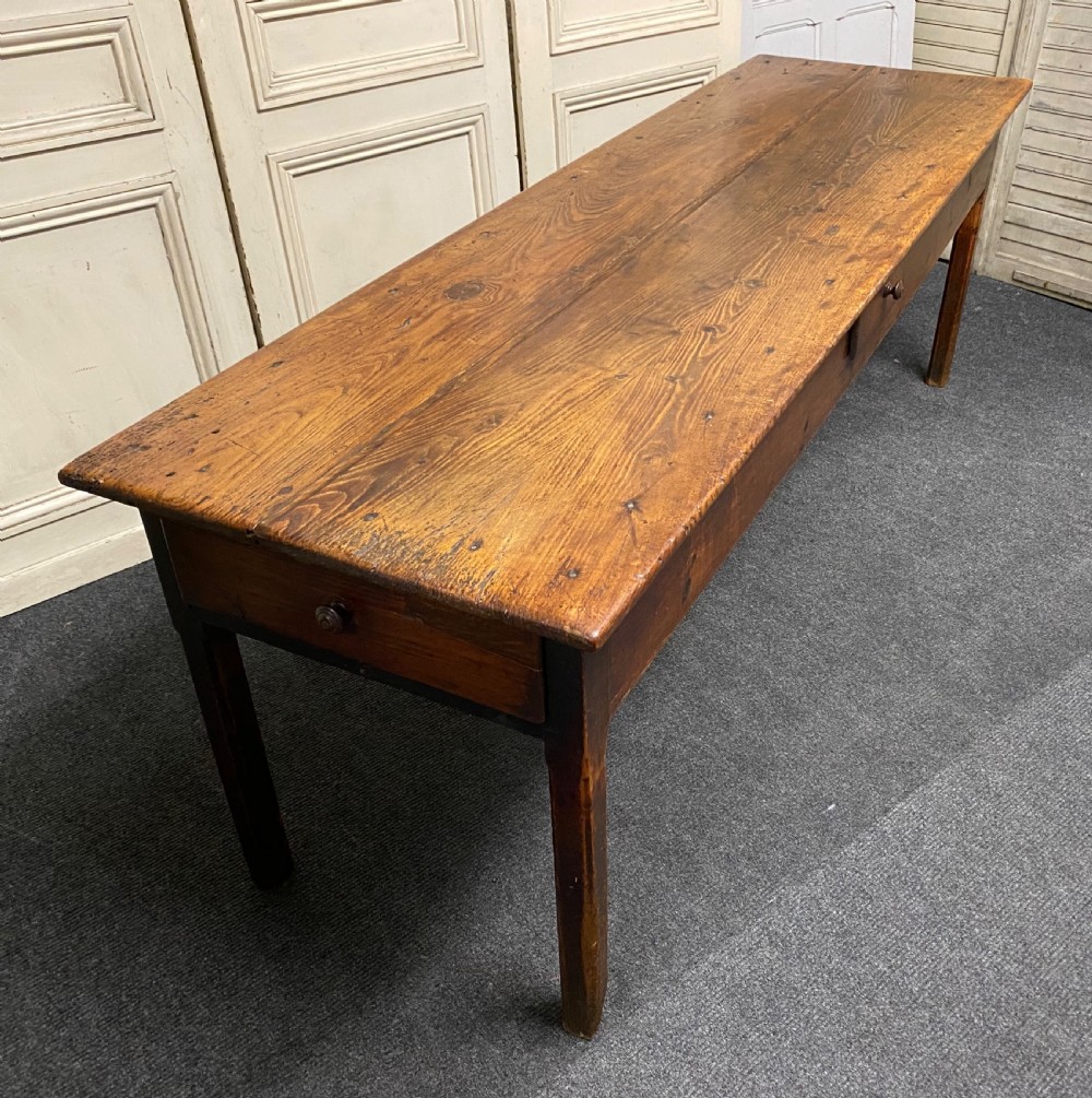 Very Early Long French Farmhouse Table View XXV