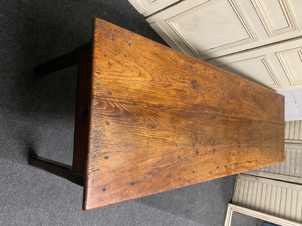 Very Early Long French Farmhouse Table View XXVI