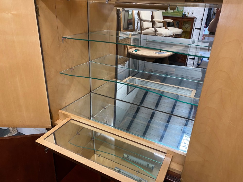  Burr Walnut Cocktail Cabinet View VI