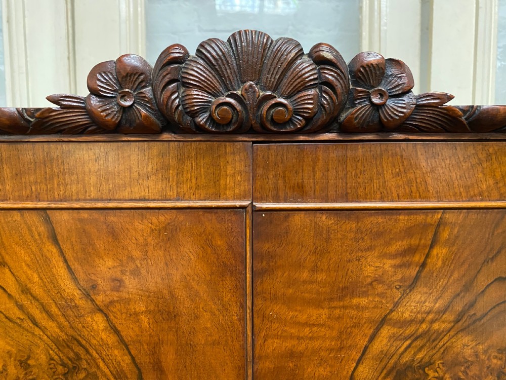  Burr Walnut Cocktail Cabinet View VII