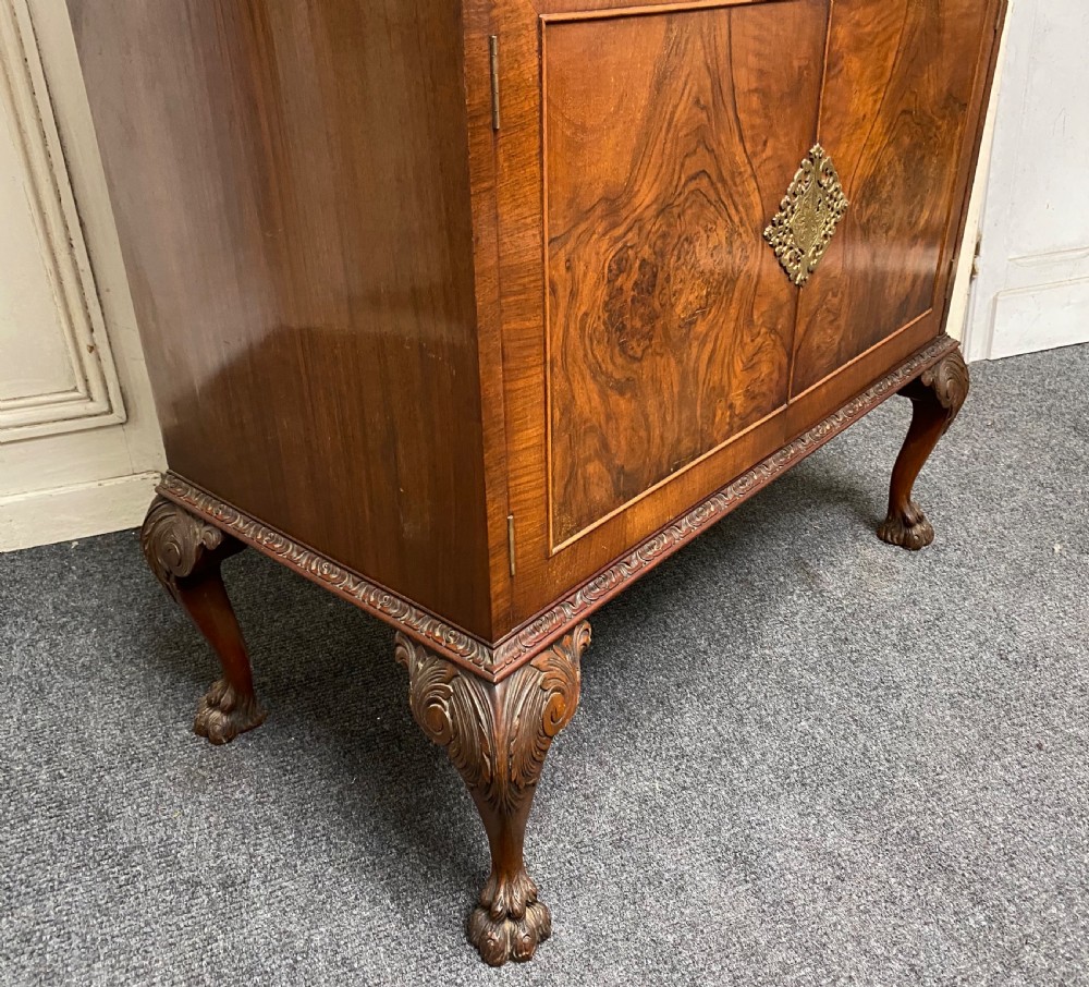  Burr Walnut Cocktail Cabinet View IX