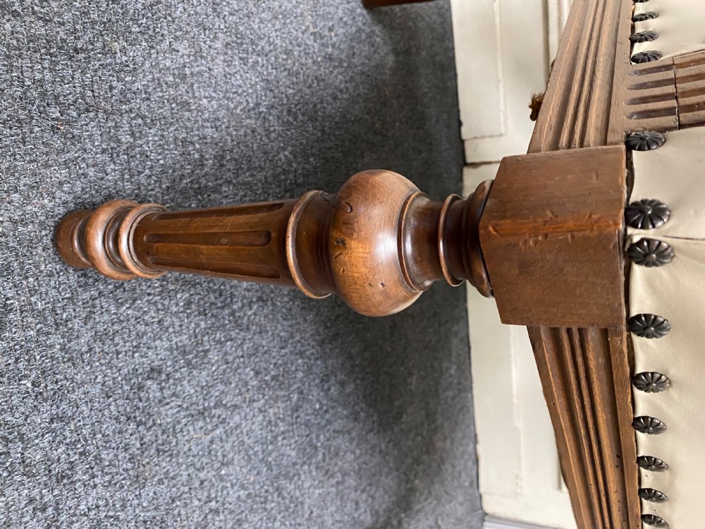 Pair Quality French Walnut Arm Chairs View XII