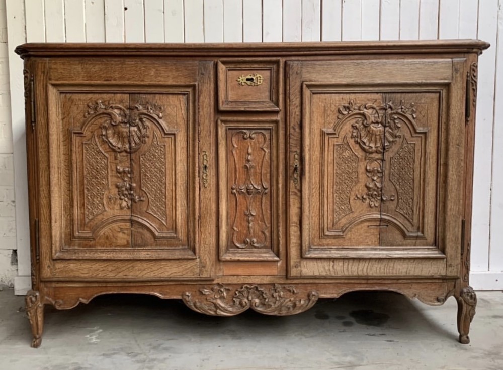 French Carved Oak Buffet