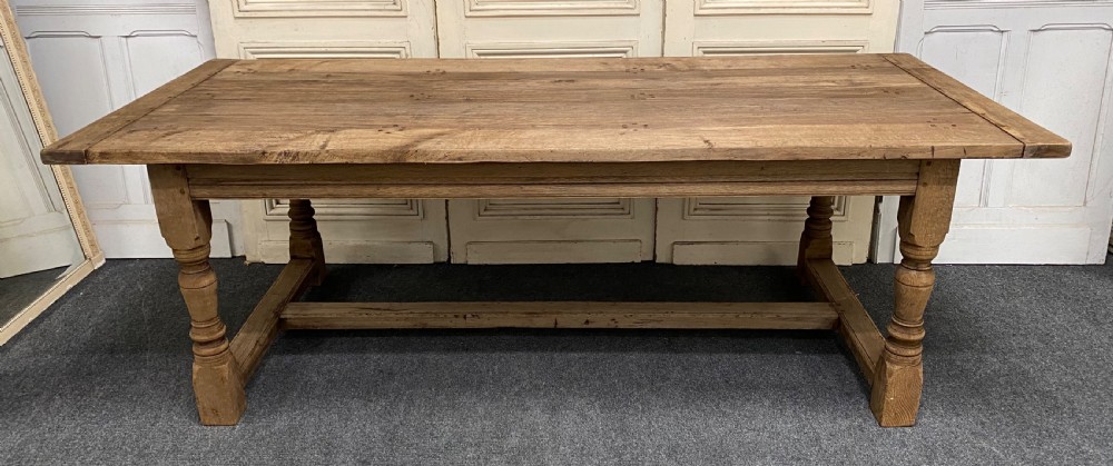 Oak Farmhouse Dining Table  View III