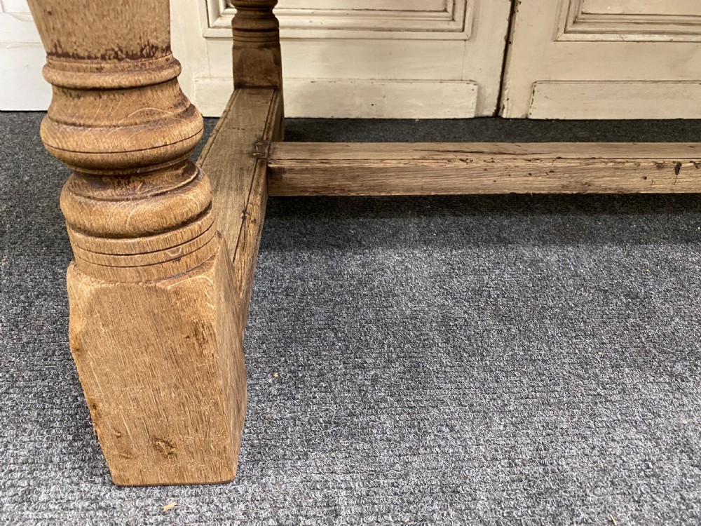 Oak Farmhouse Dining Table  View XVIII