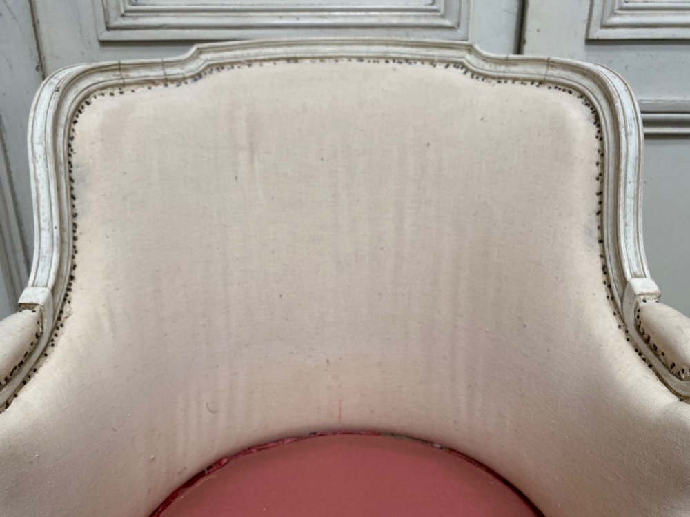Pair French Bergere Arm Chairs View XI