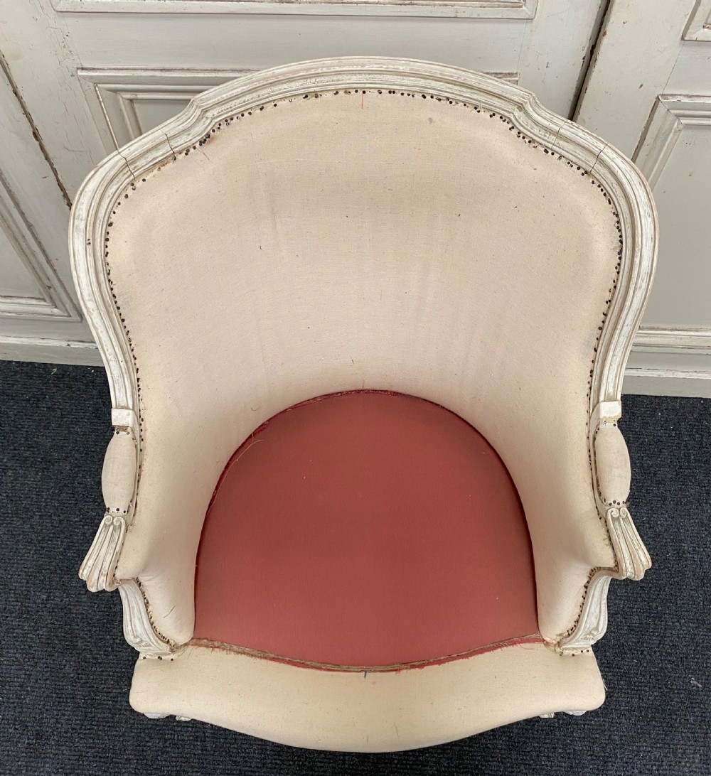 Pair French Bergere Arm Chairs View XIII