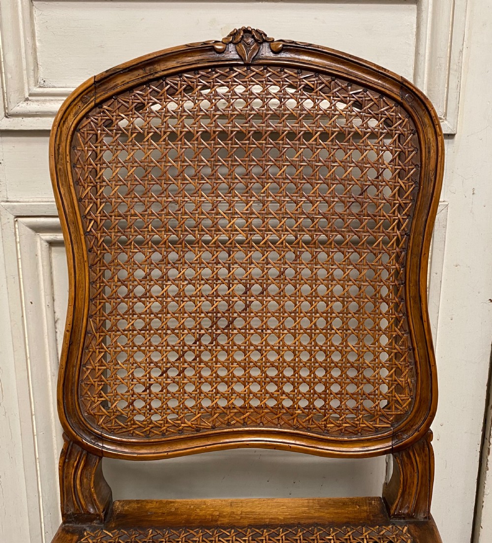 Set 6 French Walnut Dining Chairs View VI