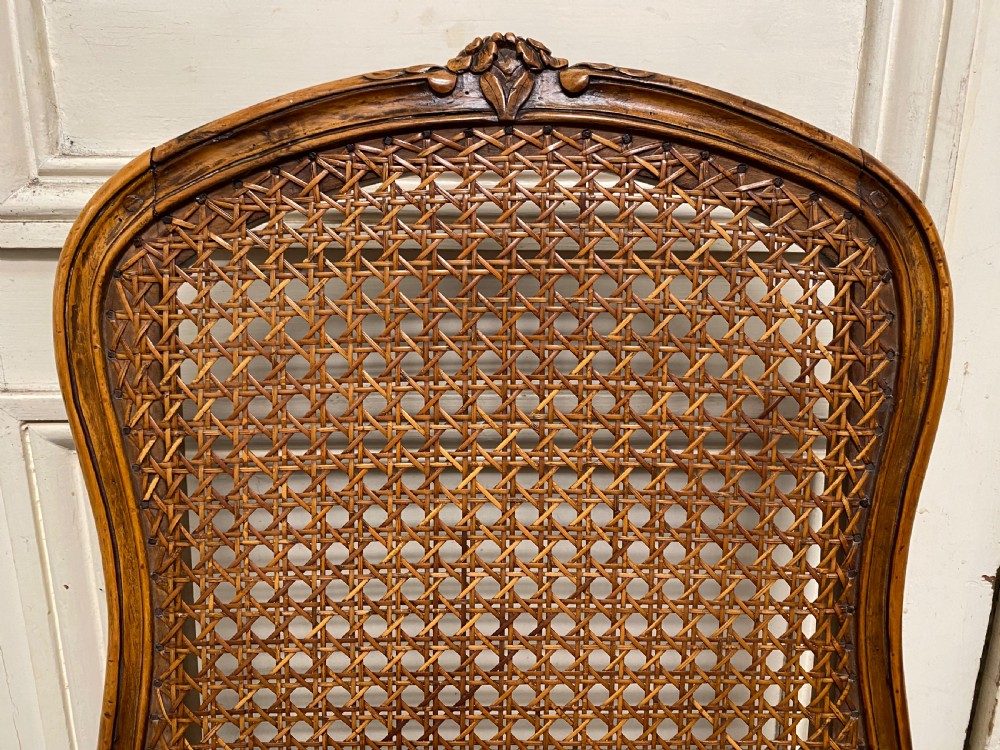 Set 6 French Walnut Dining Chairs View VII