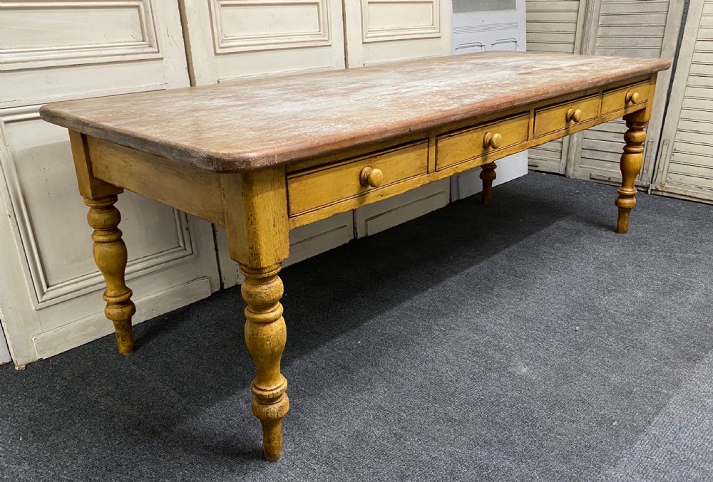 Large Country House Kitchen Dining Table View II