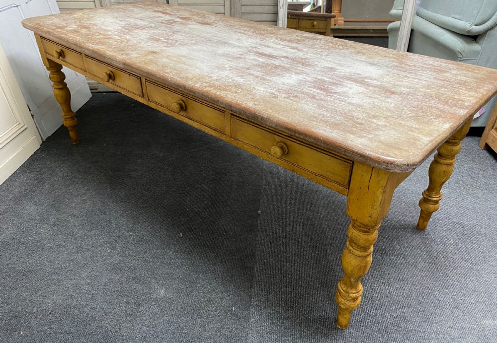 Large Country House Kitchen Dining Table View XXIV