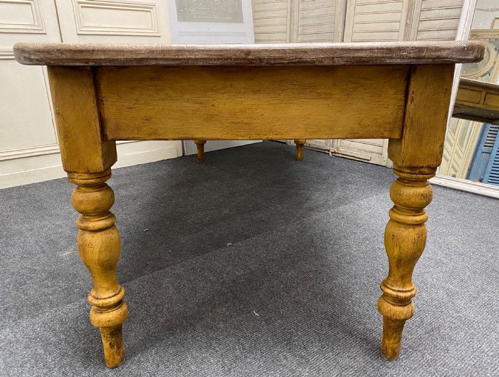 Large Country House Kitchen Dining Table View XXVI