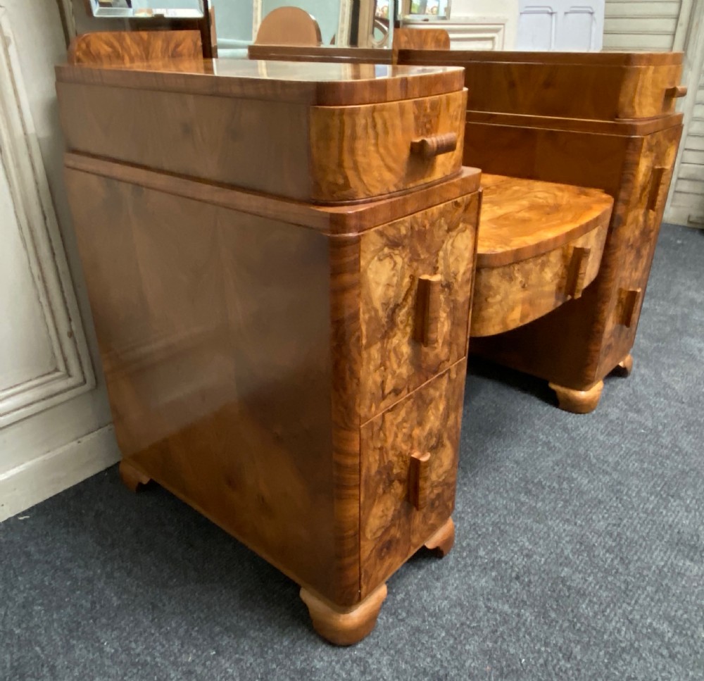 Burr Walnut Art Deco Dressing Table View XIV
