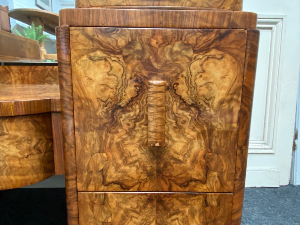Burr Walnut Art Deco Dressing Table View XXI