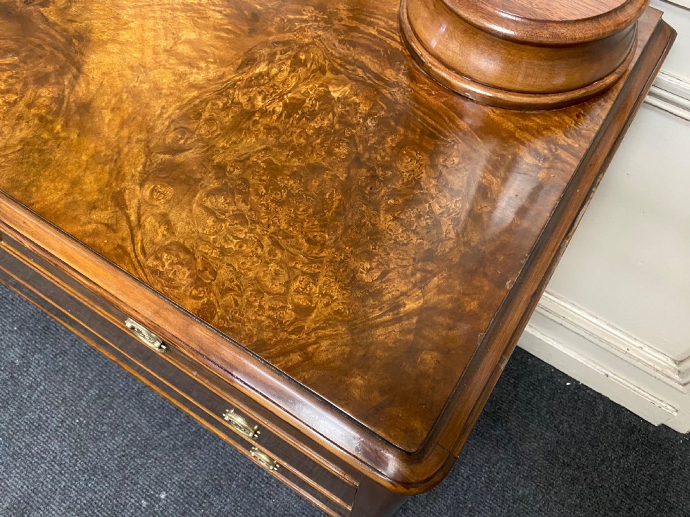 American Burr Walnut Dressing Chest View VI