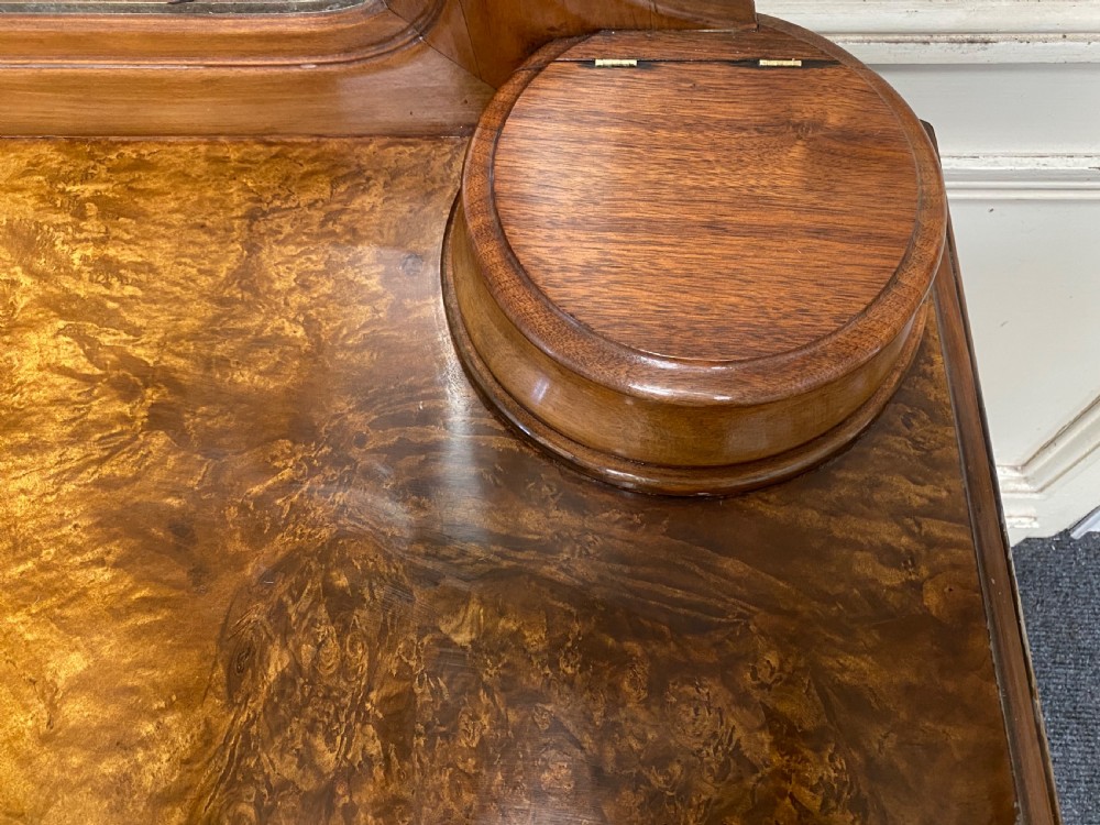 American Burr Walnut Dressing Chest View VIII