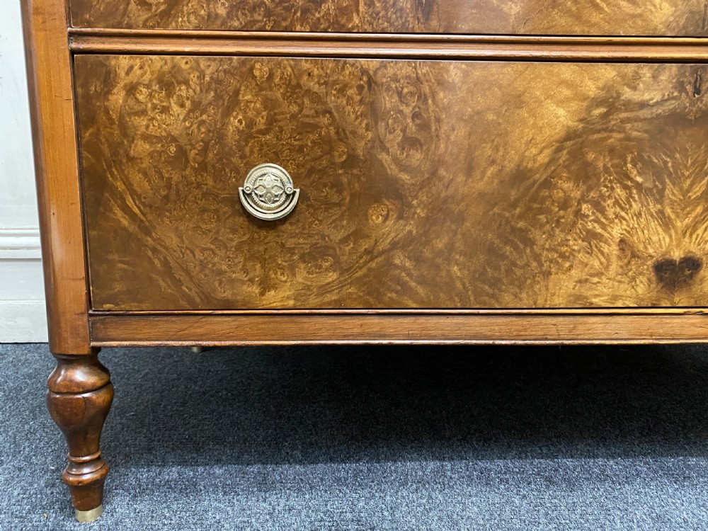 American Burr Walnut Dressing Chest View XII