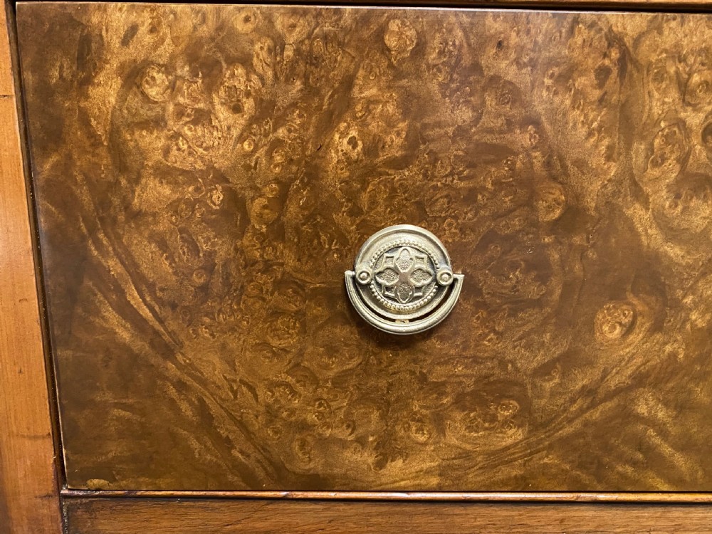 American Burr Walnut Dressing Chest View XVI