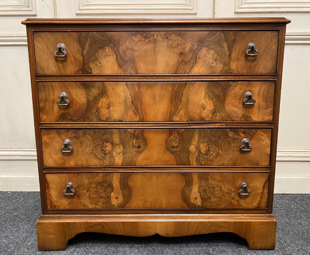 Burr Walnut Chest of Drawers