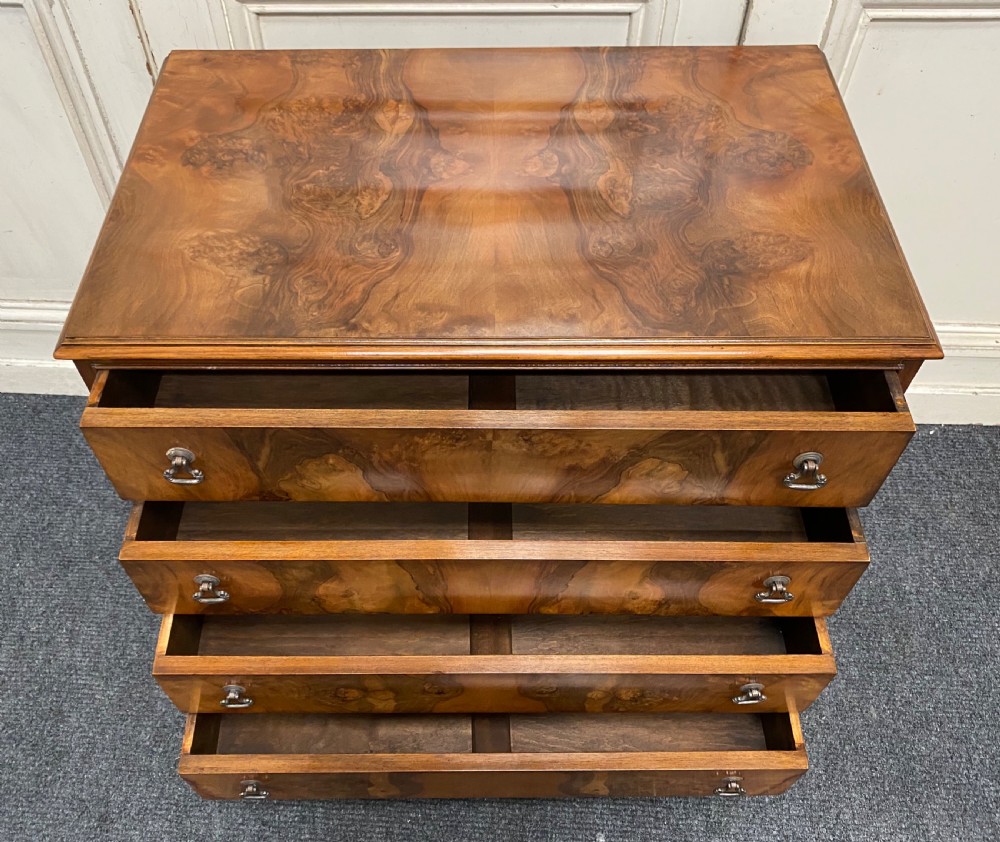 Burr Walnut Chest of Drawers View IV