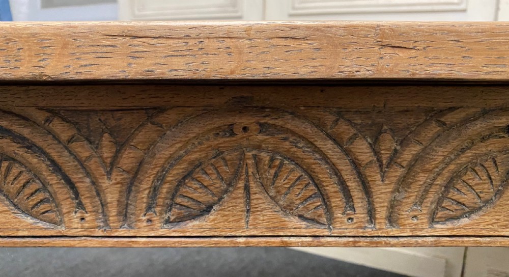 Bleached Oak Farmhouse Refectory Dining Table  View XIII