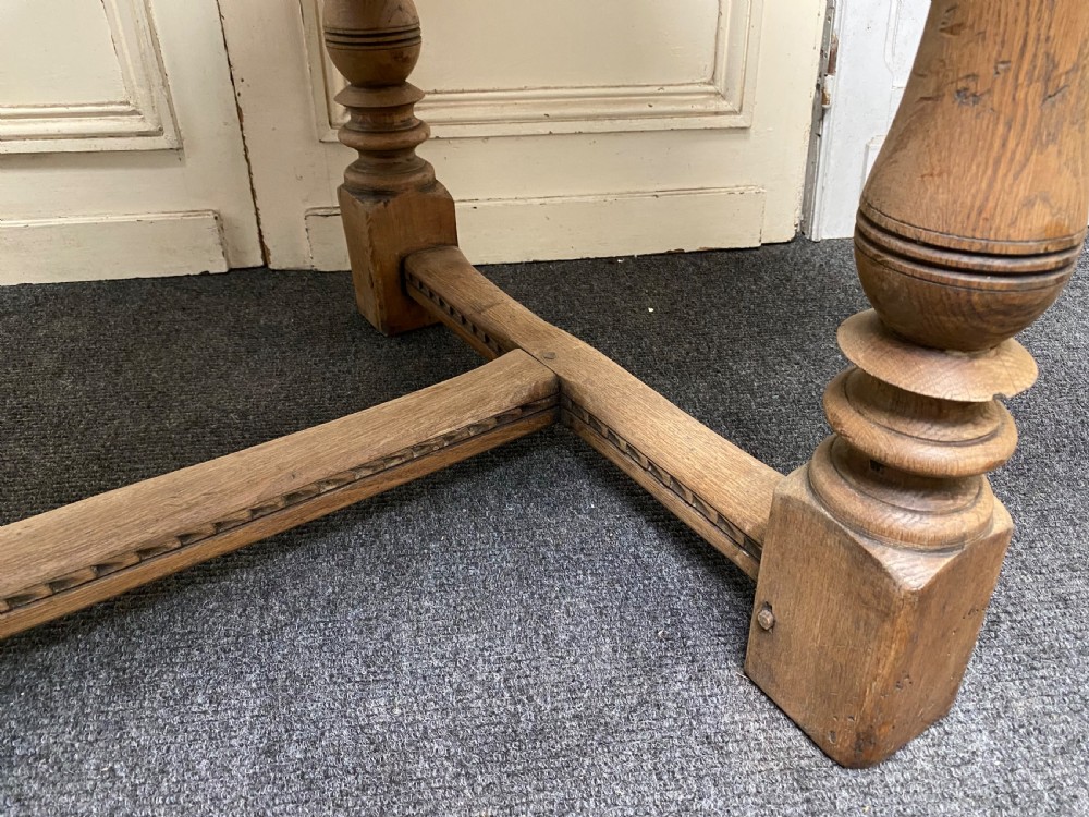 Bleached Oak Farmhouse Refectory Dining Table  View XIV